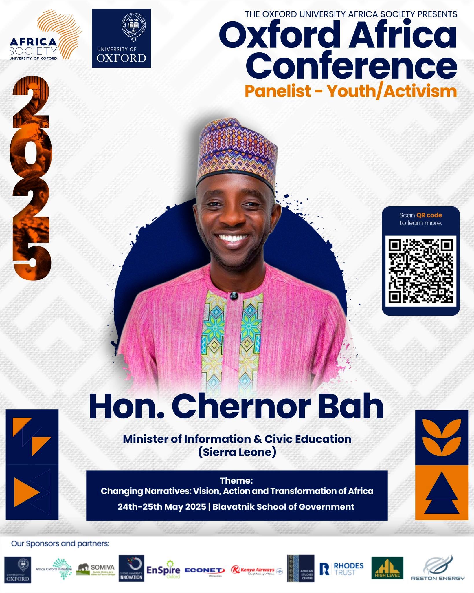 Oxford - We are honoured to welcome Hon. Chernor Bah—Minister of ...