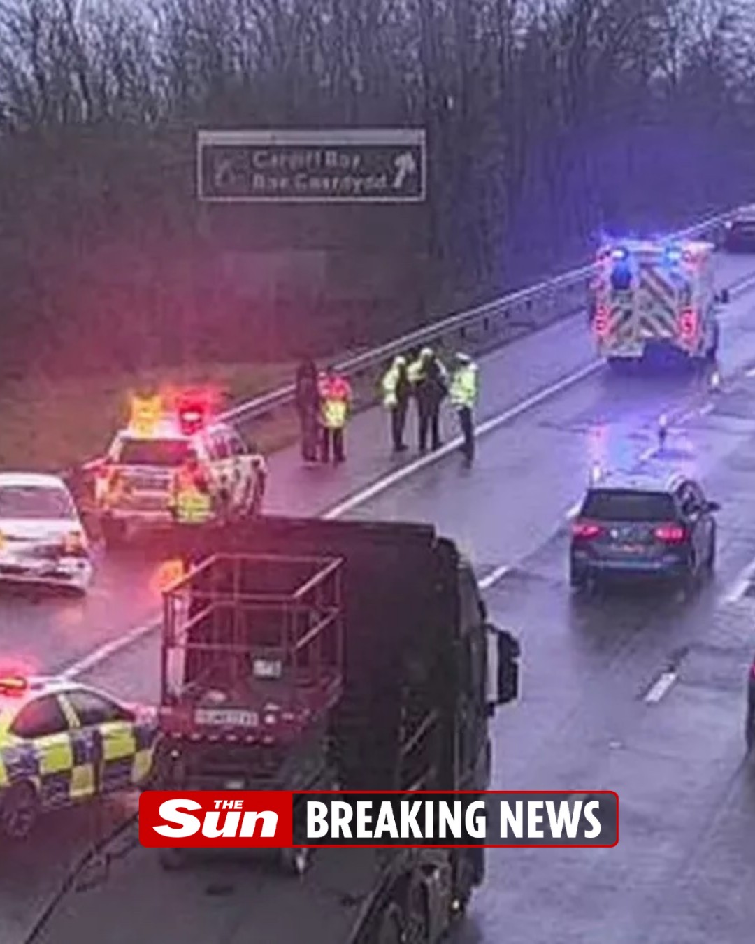 The Sun - Major motorway chaos with lane closed after... | Facebook