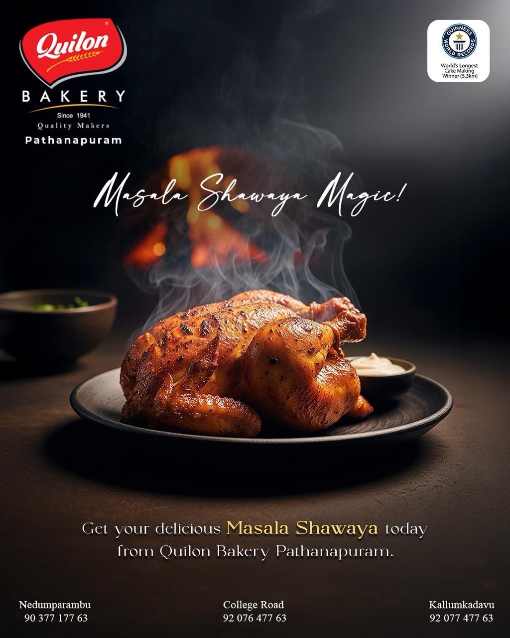 Quilon - 🔥 Masala Shawaya Magic is here! 🔥 Savor the bold, juicy ...