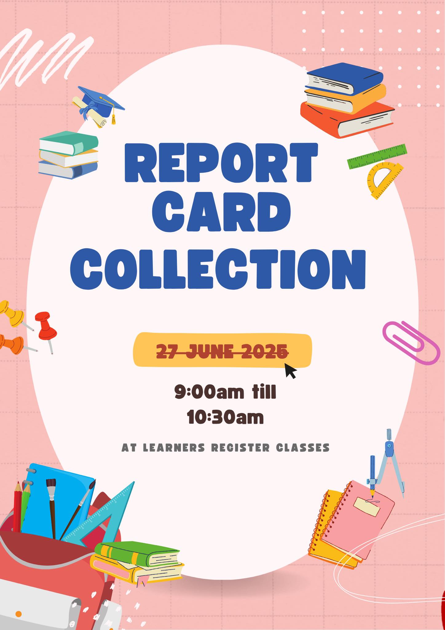 Zandvliet - IMPORTANT ‼️ 🚨. Report card collection for Grade 8 to 11 ...