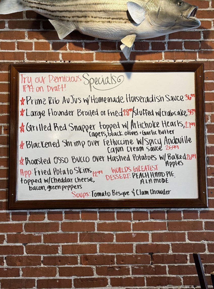 This week's specials, good through... - Waterman's Grill | Facebook