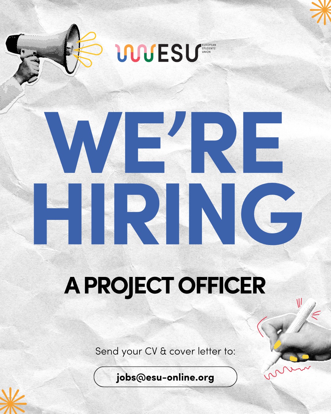 🚀 Join the ESU Team!... - European Students' Union - ESU | Facebook