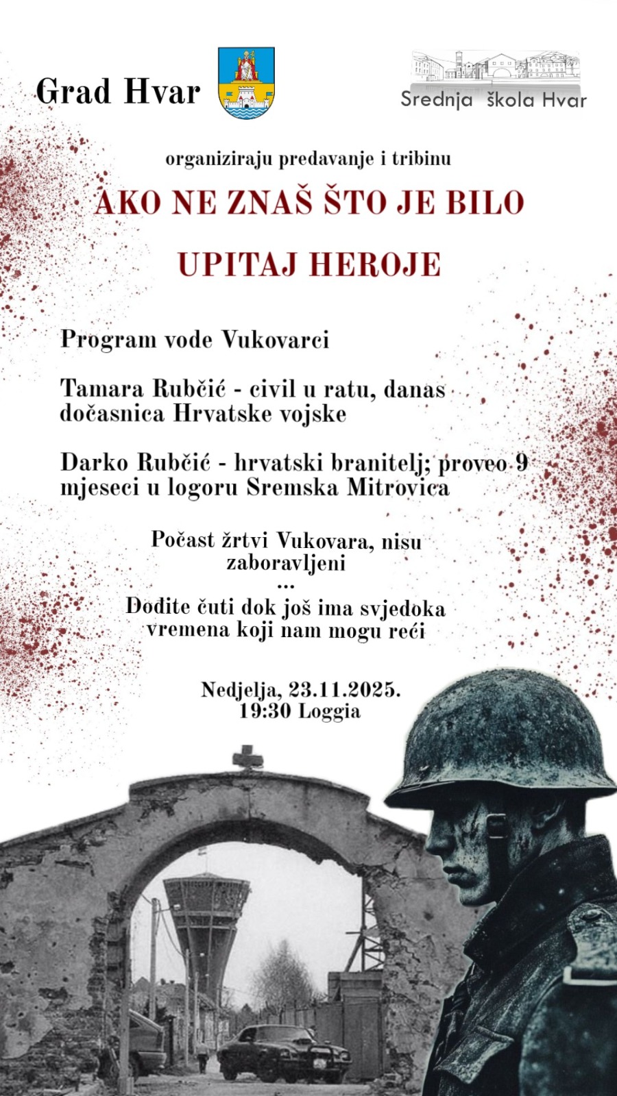 HDZ - [AKO NE ZNAŠ ŠTO JE BILO - UPITAJ HEROJE] 📅 Nedjelja, 23. 11 ...