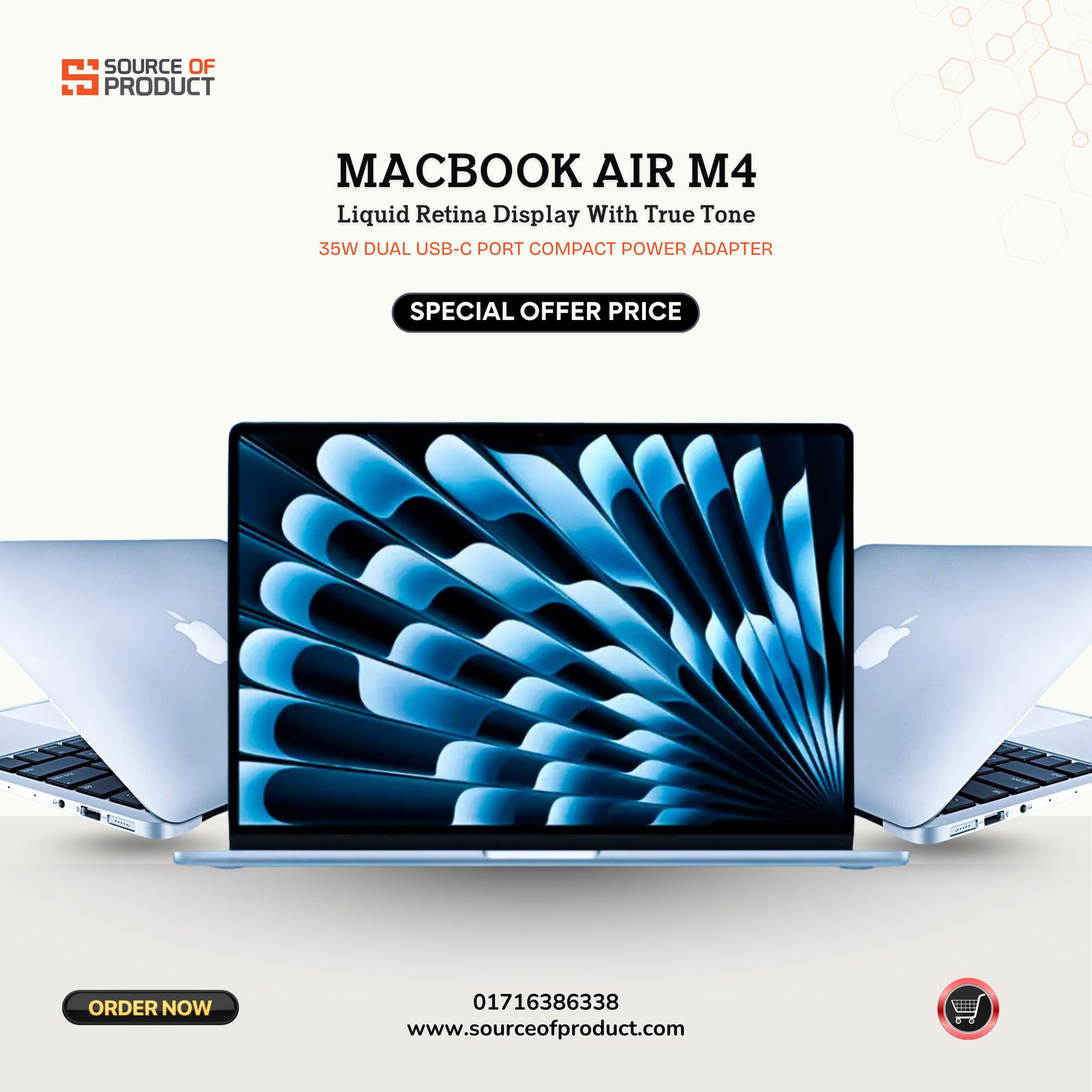 ? Macbook Air M4 13INCH 256GB ? - 104990 Taka? BEST PRICE IN BD 