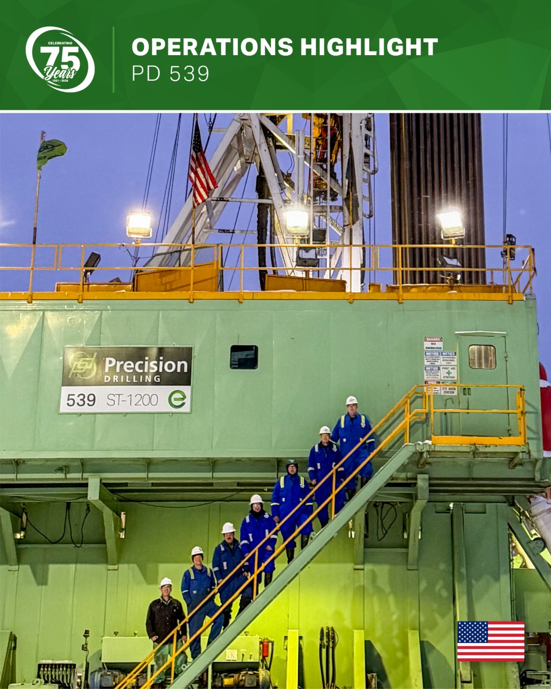 Precision - PD 539 has set a new overall footage record for CNX ...