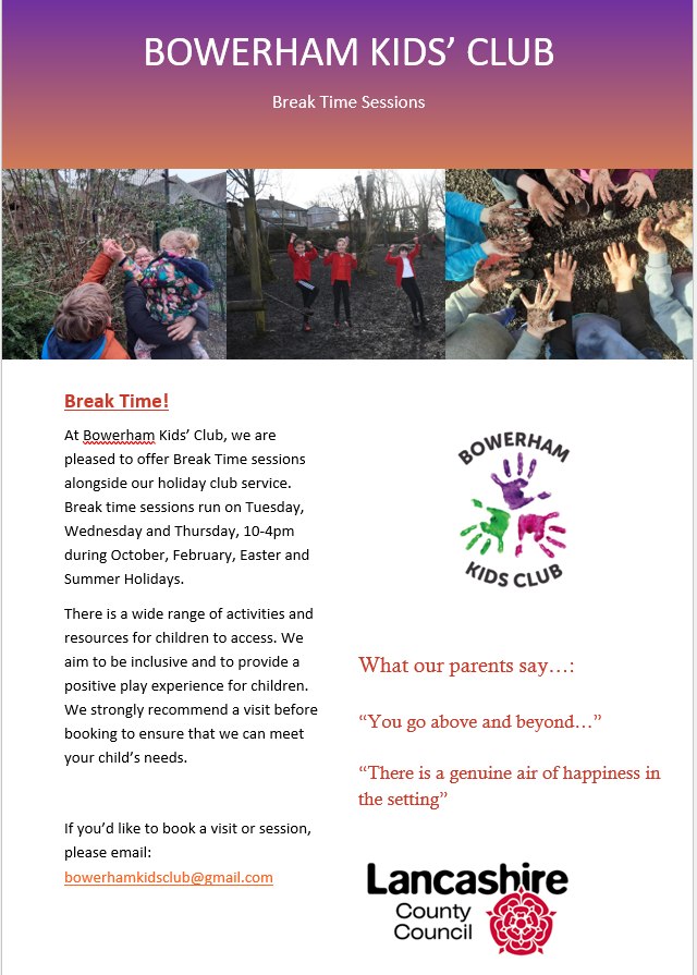 Lancashire - ⭐ Break Time members - we are really excited to announce a ...