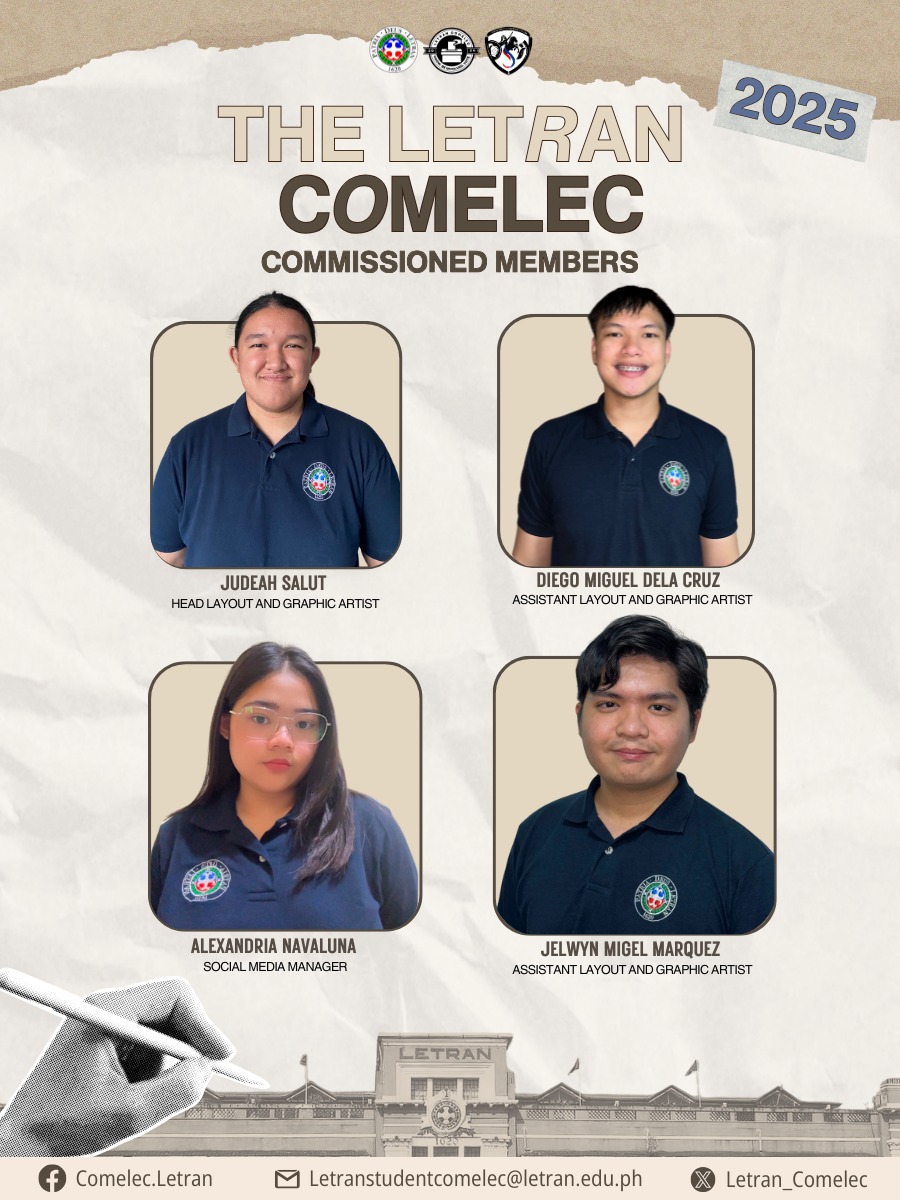 Letran - 𝐓𝐡𝐞 𝐋𝐞𝐭𝐫𝐚𝐧 𝐂𝐎𝐌𝐄𝐋𝐄𝐂 𝐂𝐨𝐦𝐦𝐢𝐬𝐬𝐢𝐨𝐧𝐞𝐝 𝐌𝐞𝐦𝐛𝐞𝐫𝐬 𝟐𝟎𝟐𝟓 And lastly, we ...