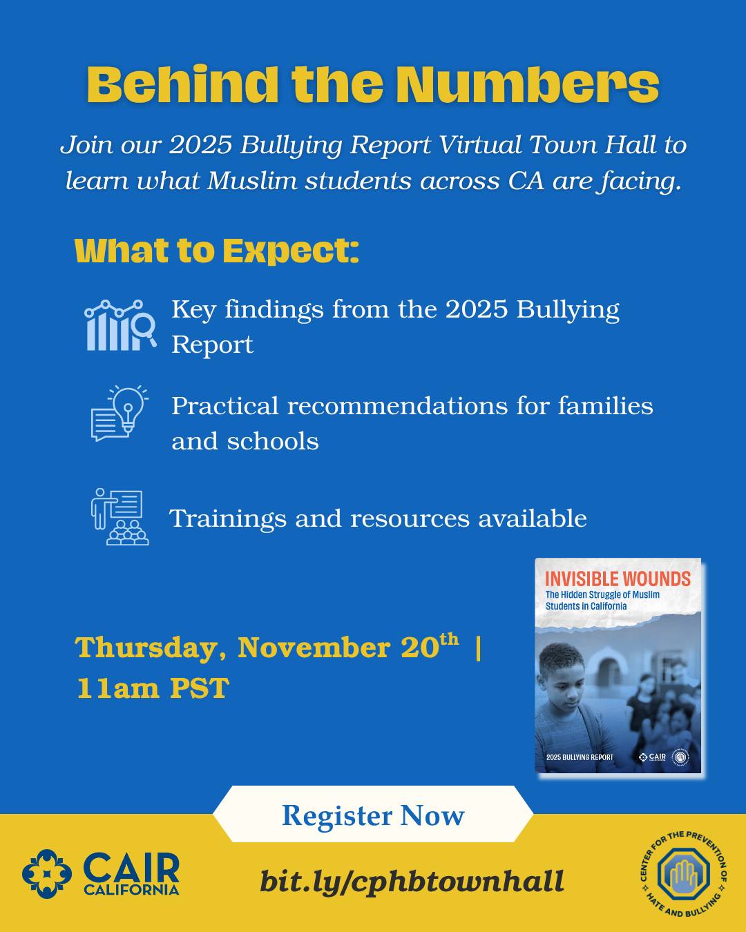 CAIR - Join Center for the Prevention of Hate and Bullying for its 2025 ...