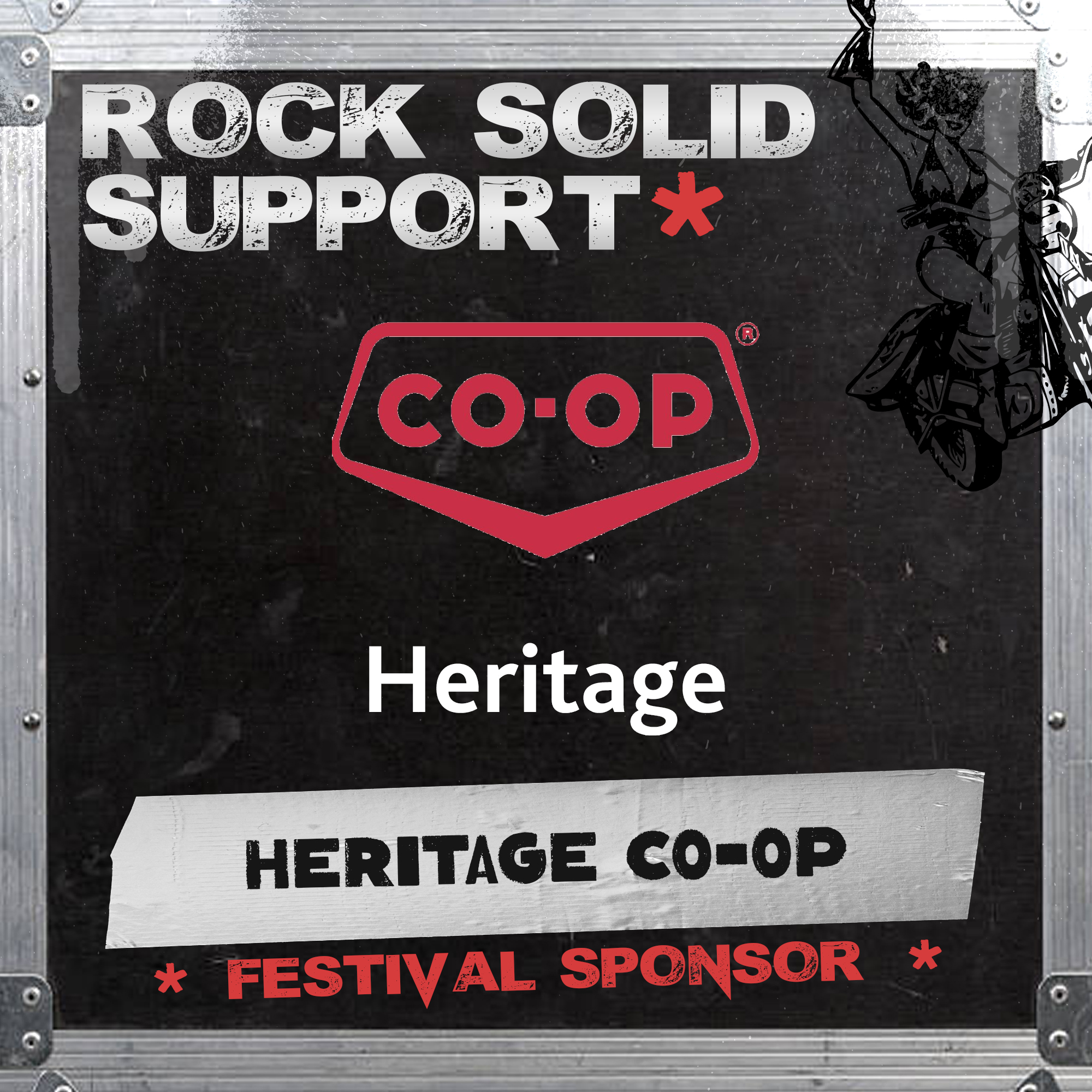 Rockin' - 👊 ROCK Solid Support 🤝 At Rockin’ the Fields of Minnedosa, we ...