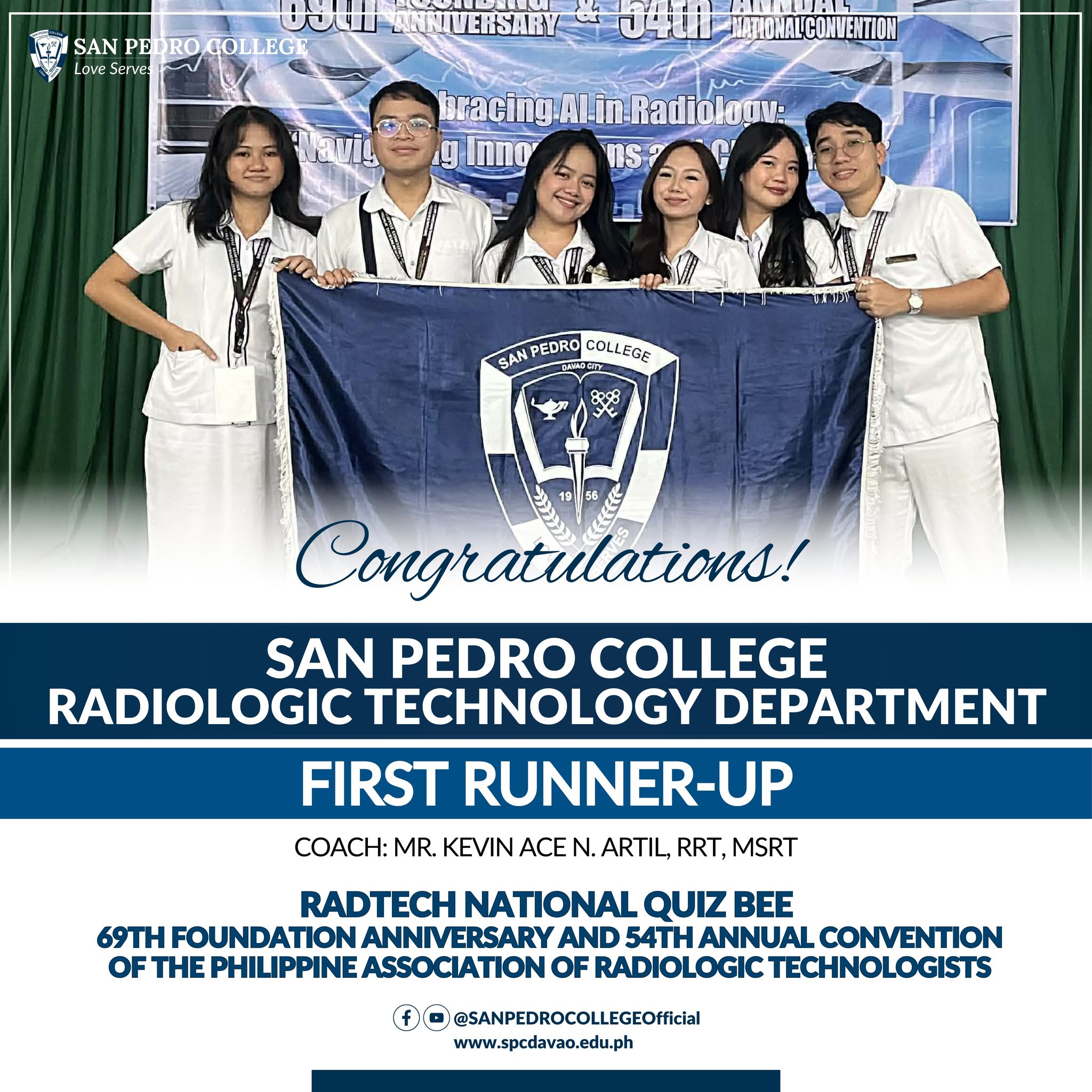 SAN - San Pedro College RadTech Makes History! San Pedro College ...