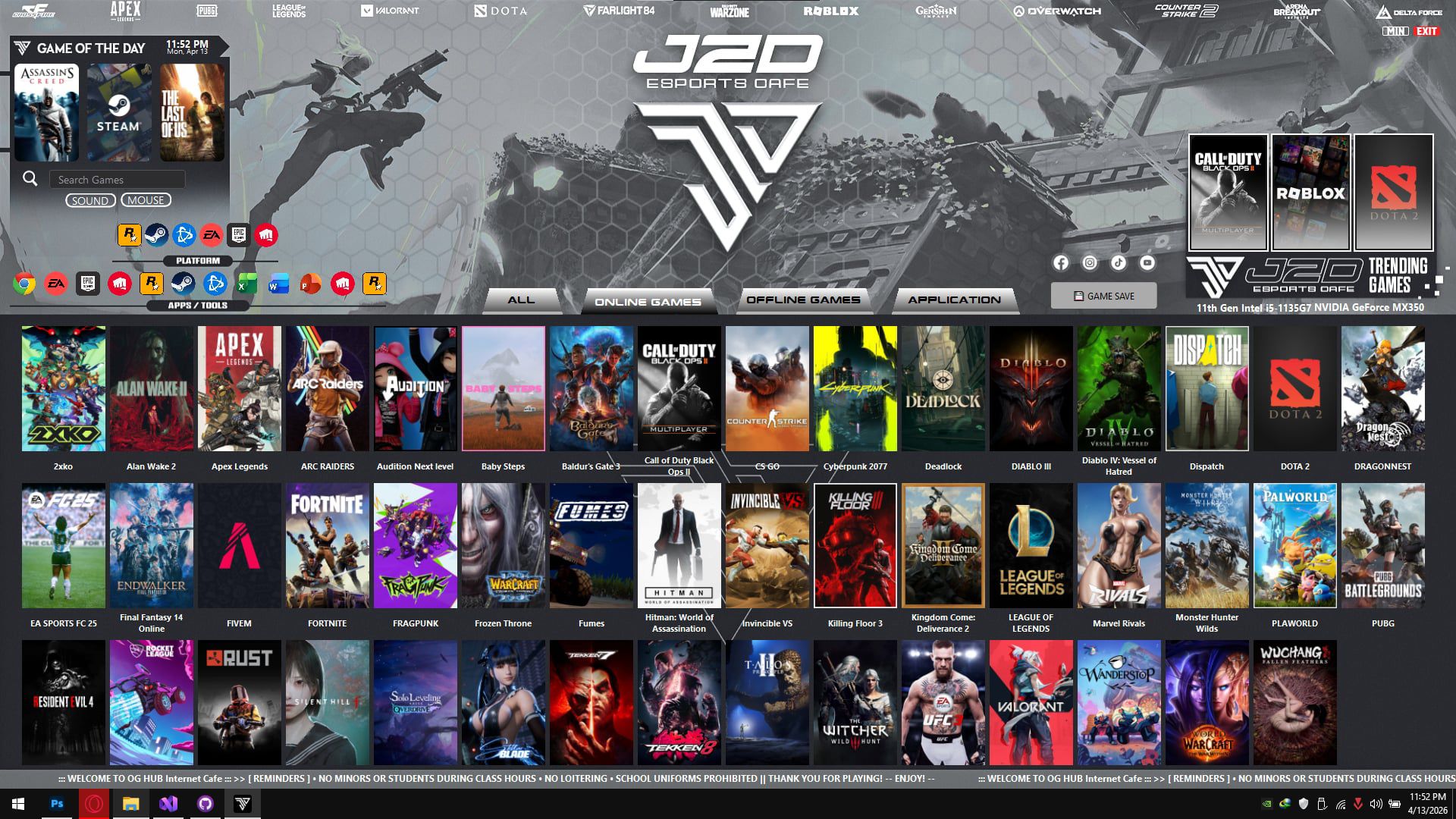 NEXUS LAUNCHER (J2D ESPORTS CAFE) ----------- NEW UPDATE (v.2.2.9