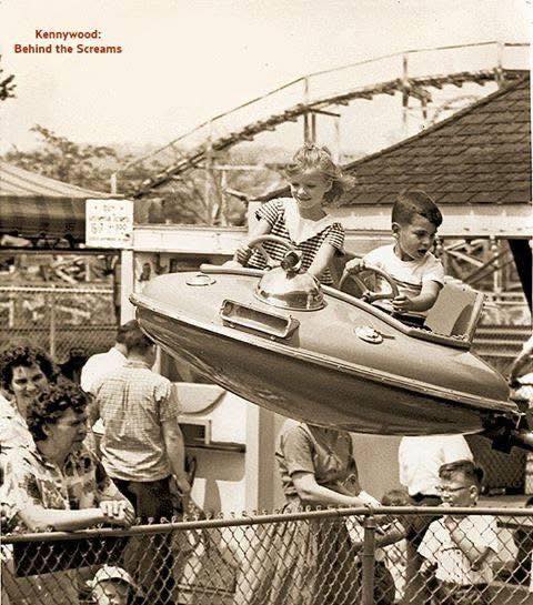 The Flying Saucer ride in Kiddieland at Kennywood Park near