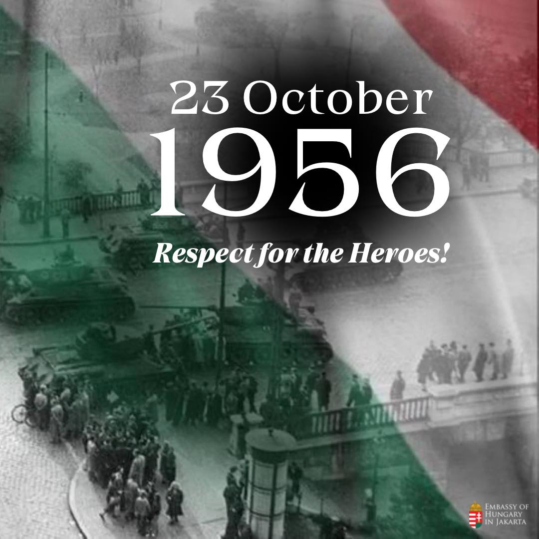 🇭🇺 Commemorating the Hungarian Revolution of 23 October 1956 On this ...