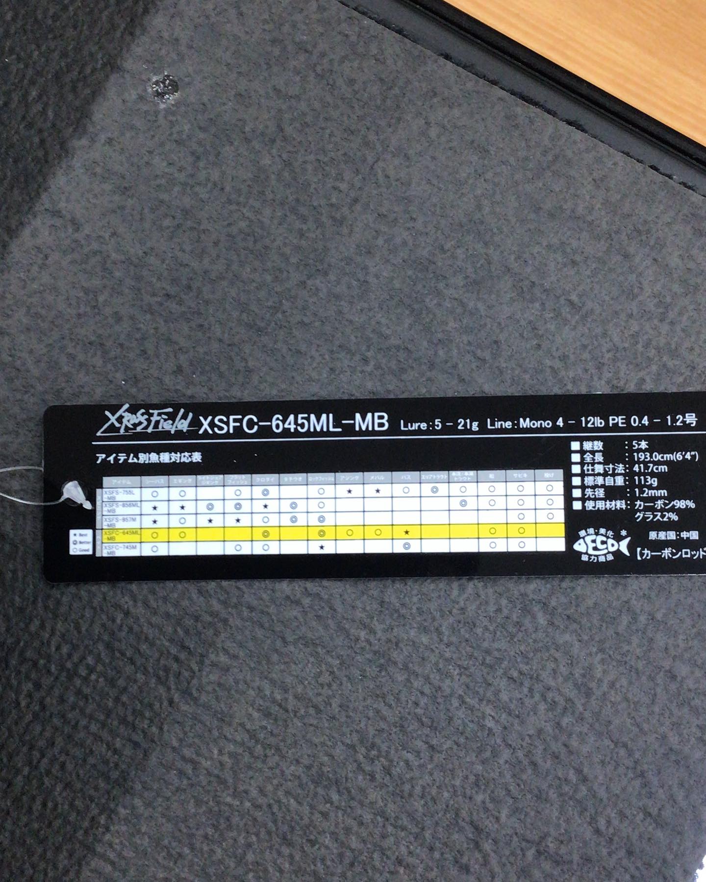 アブガルシアより クロスフィールド モバイルパック✨ XSFC-645ML-MB