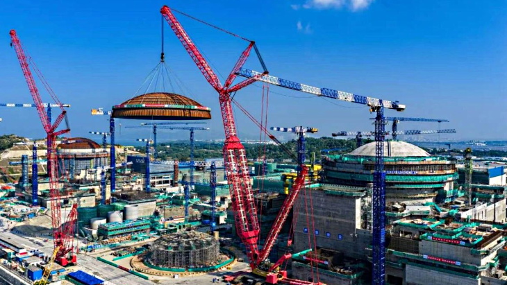 The outer containment dome has been... - World Nuclear News | Facebook