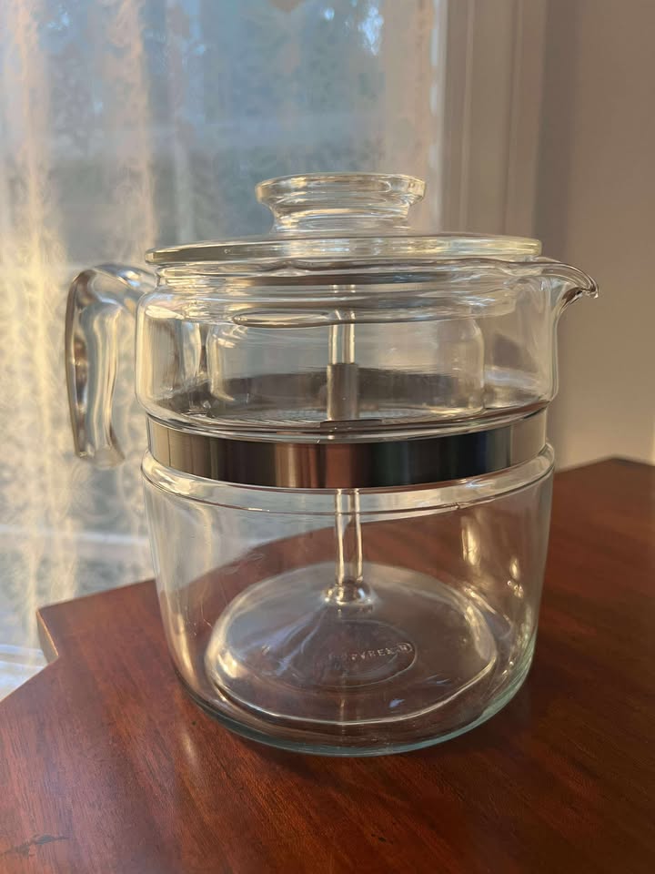 Boston's - Item # 32 – Pyrex Coffee Percolator (P/U Only) Donated by ...