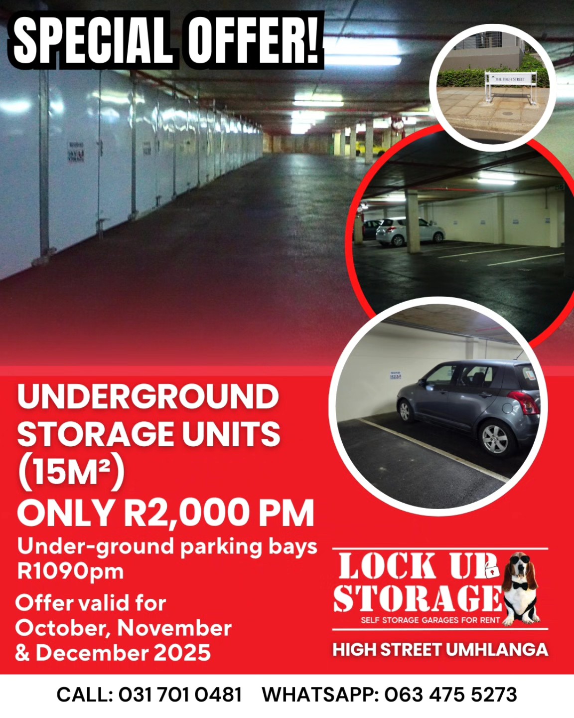Lock - 💥 Limited Time Special in Umhlanga! 💥 Need secure underground ...