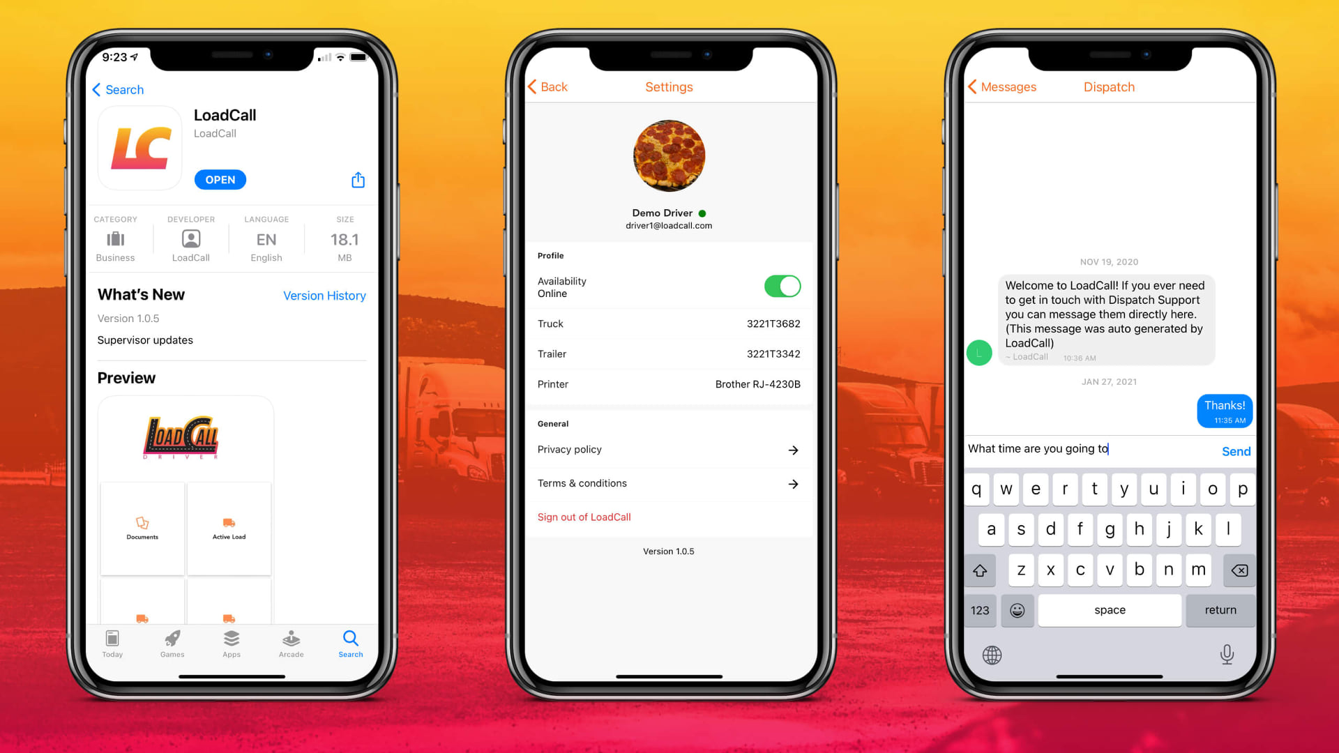 LoadCall - Revolutionary Fleet Management Software