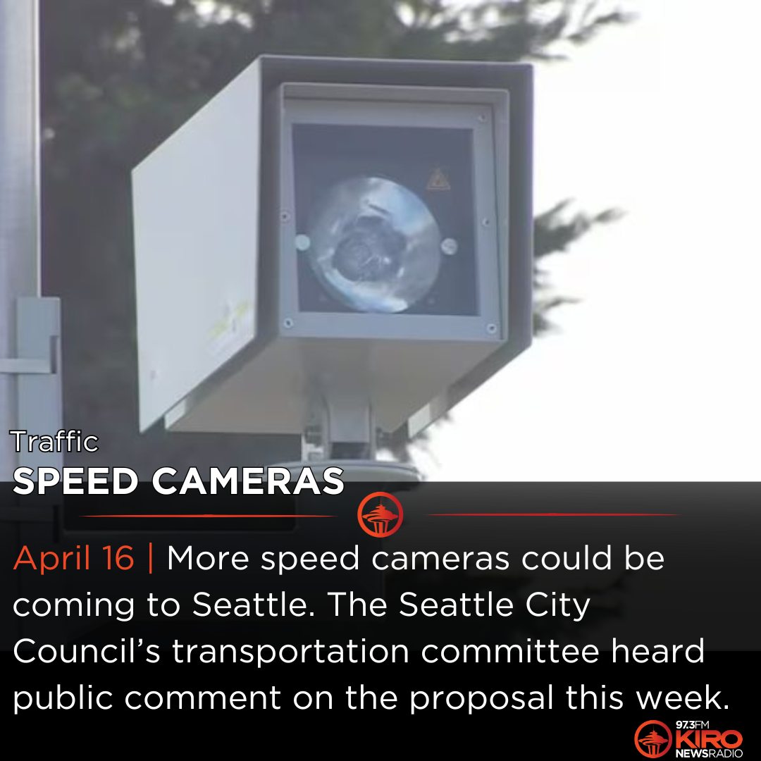 KIRO - Seattle may soon install additional cameras to catch speeders ...