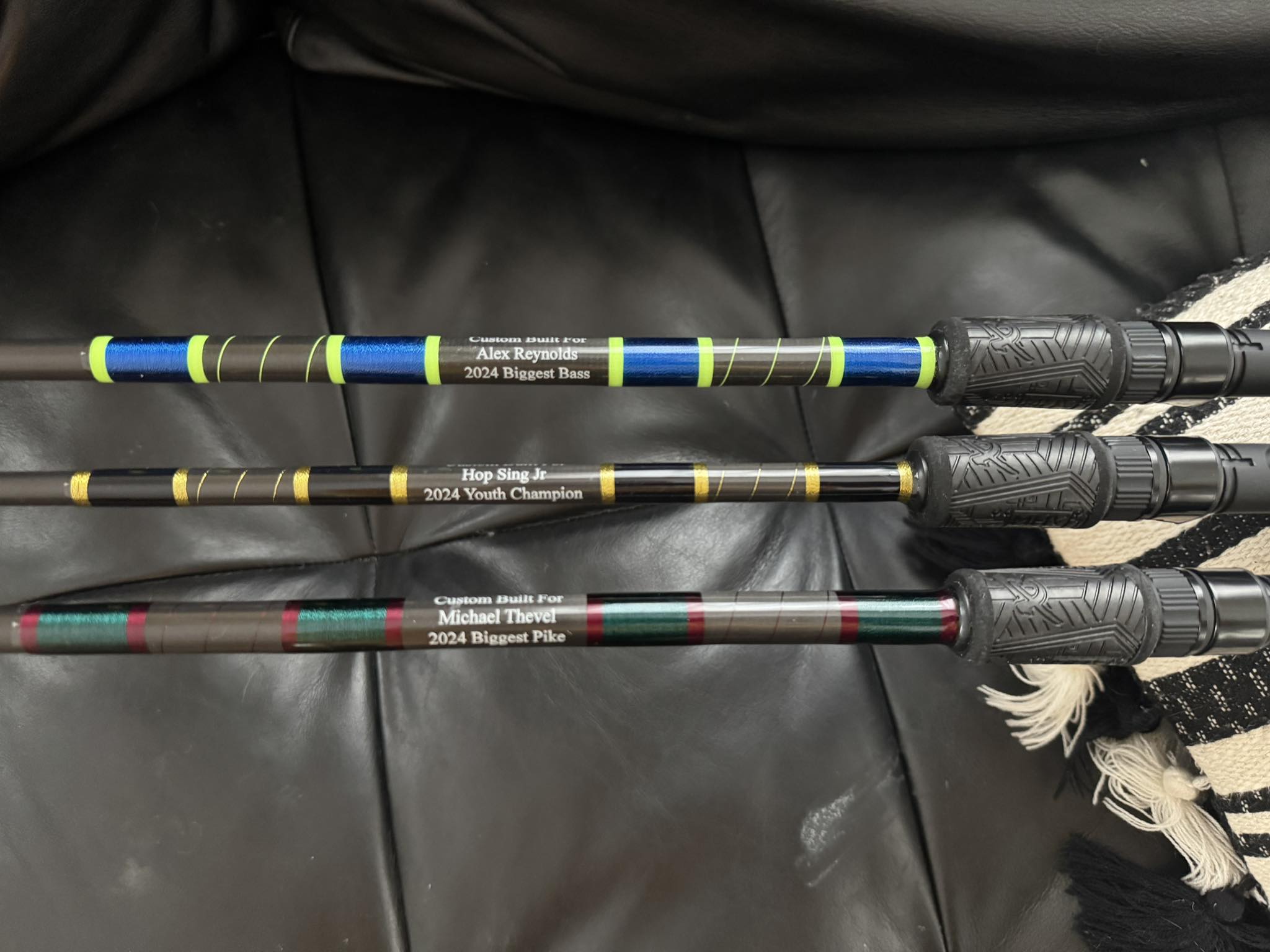 Gene's - Sneak peek at the 2024 prize rods. As always Steve Fogle at ...