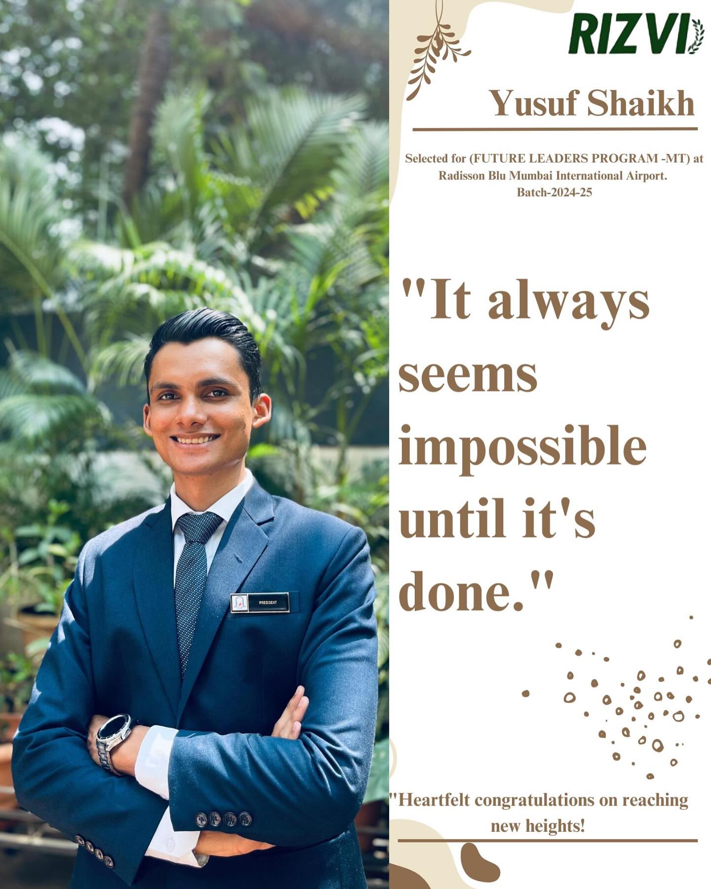 Rizvi College of Hotel Management | Mumbai