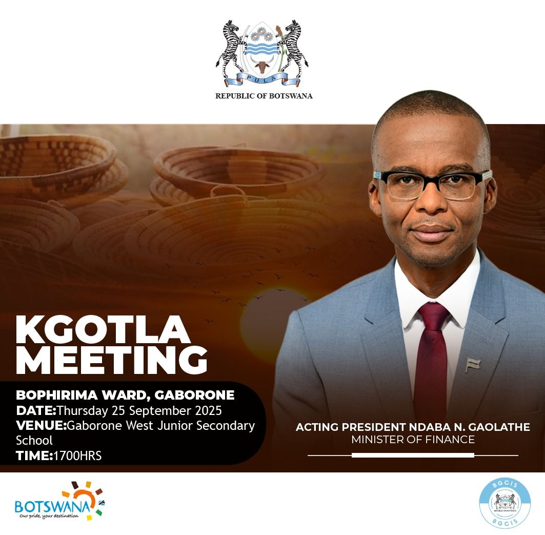 BWgovernment - KGOTLA MEETING ADDRESSED BY THE ACTING PRESIDENT MR ...