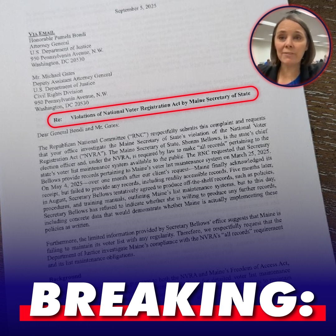 The Maine - JUST IN: The RNC has sent an official request to the ...