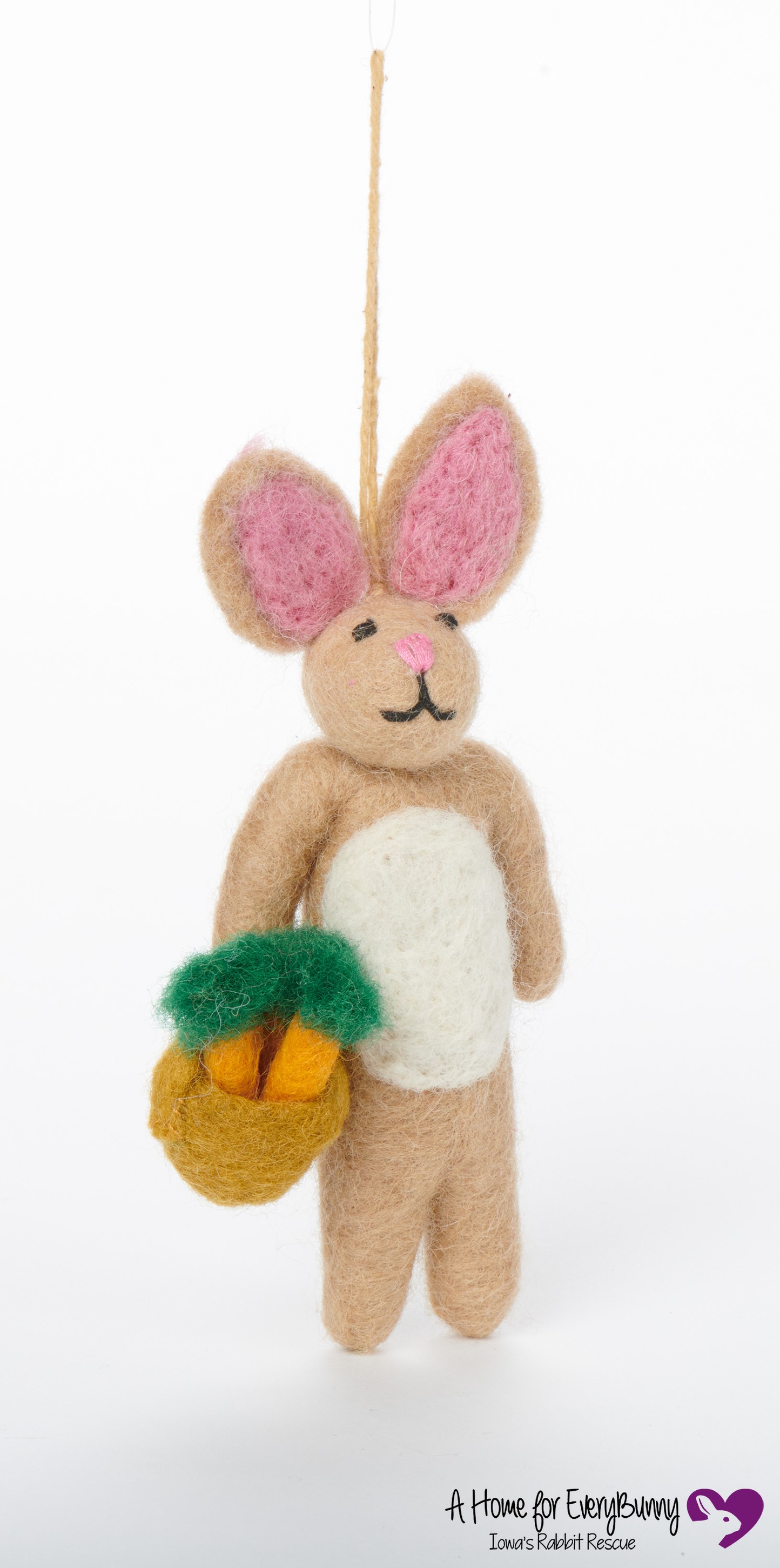 A Home - Rory The Rabbit Needlefelted Ornament Starting Bid = $10 ...