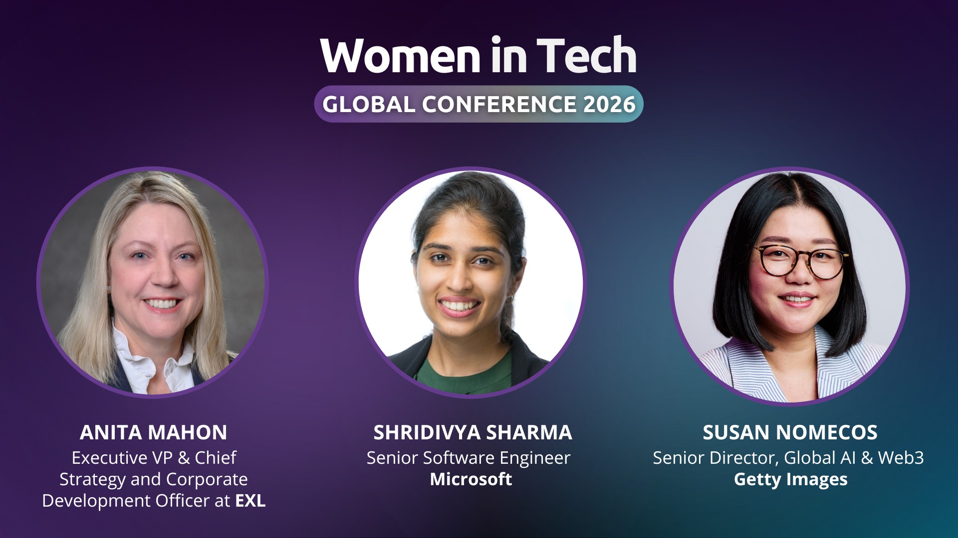 WomenTech - 🌟 Women in Tech Global Conference® 2026 — Speaker Weekly ...
