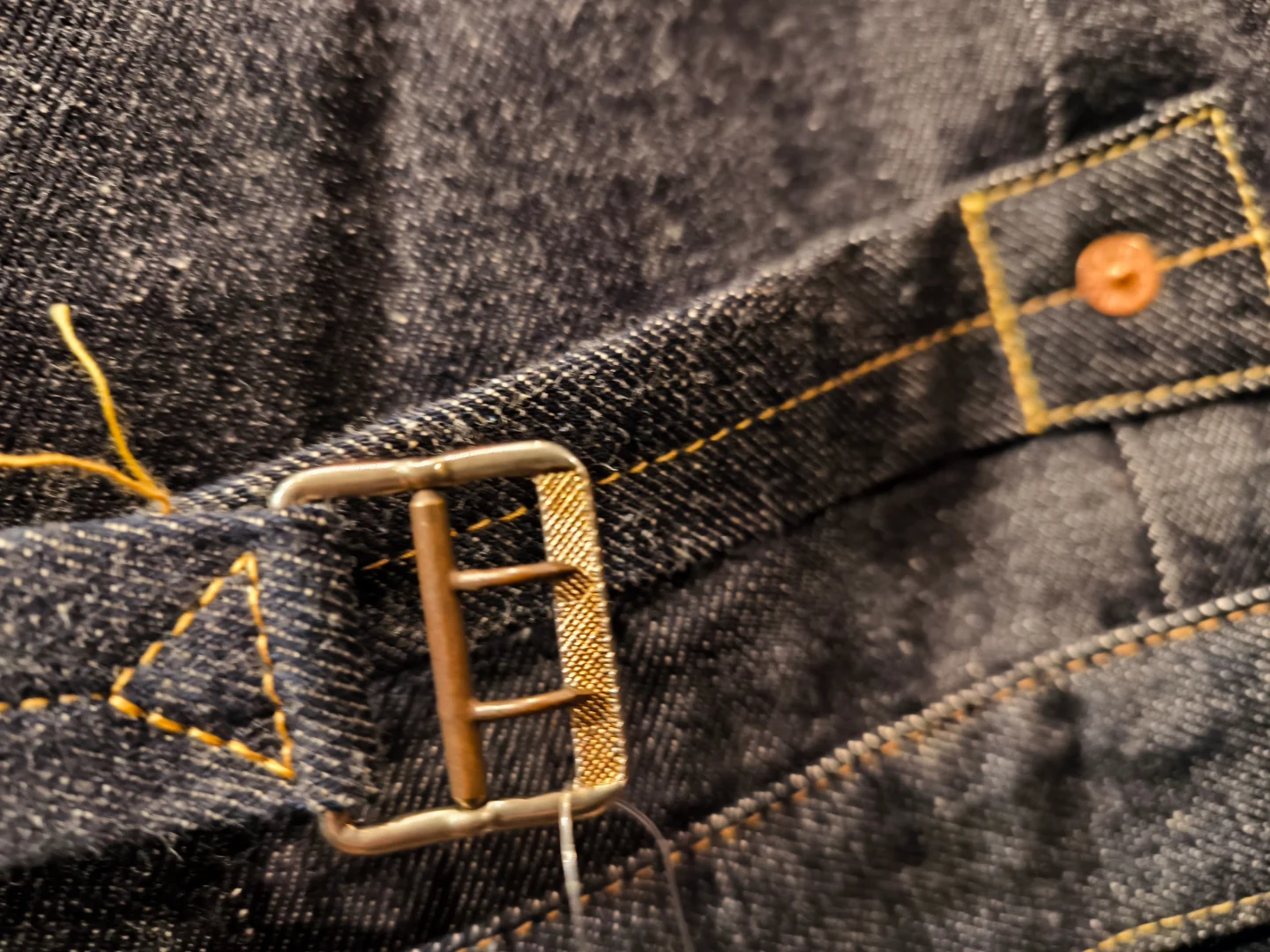 再入荷！！ DENIME Lot 231XX-47 (1947 MODEL) . 茶綿混47モデル全