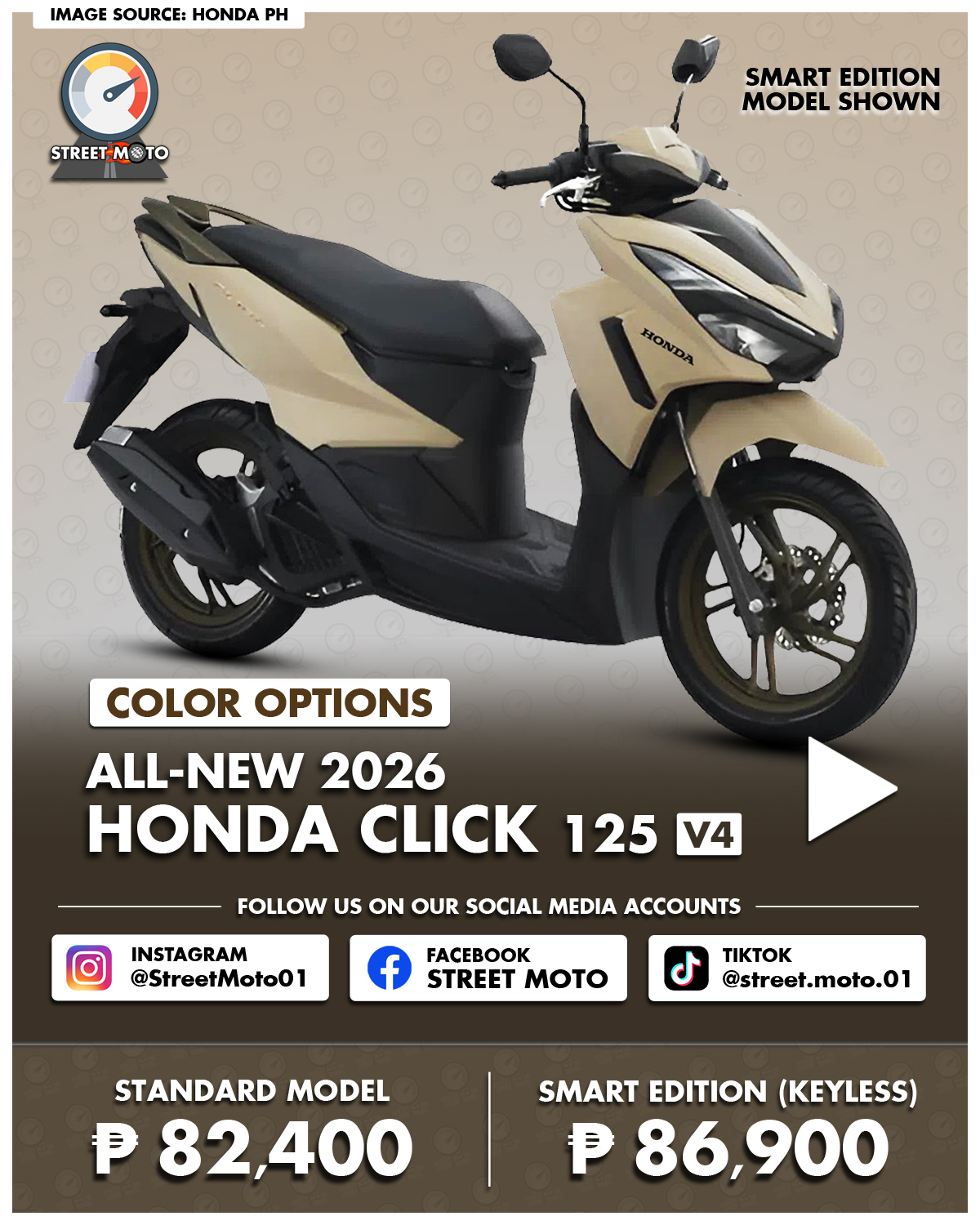 Street Moto - 🚨Color Options of the newly launch 2026... | Facebook