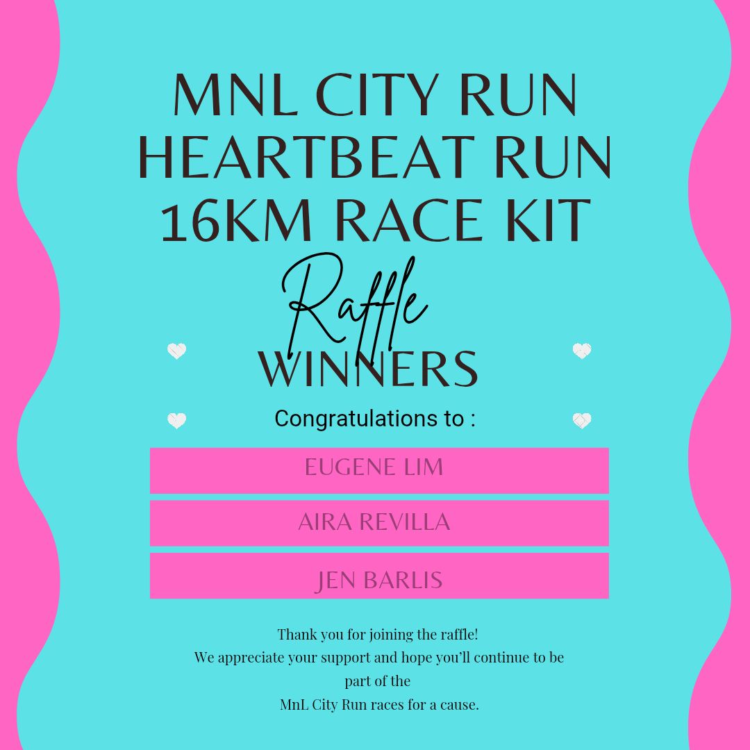 TheLadyInBlack09 - Congratulations to our MnL City Run HeartBeat Run ...