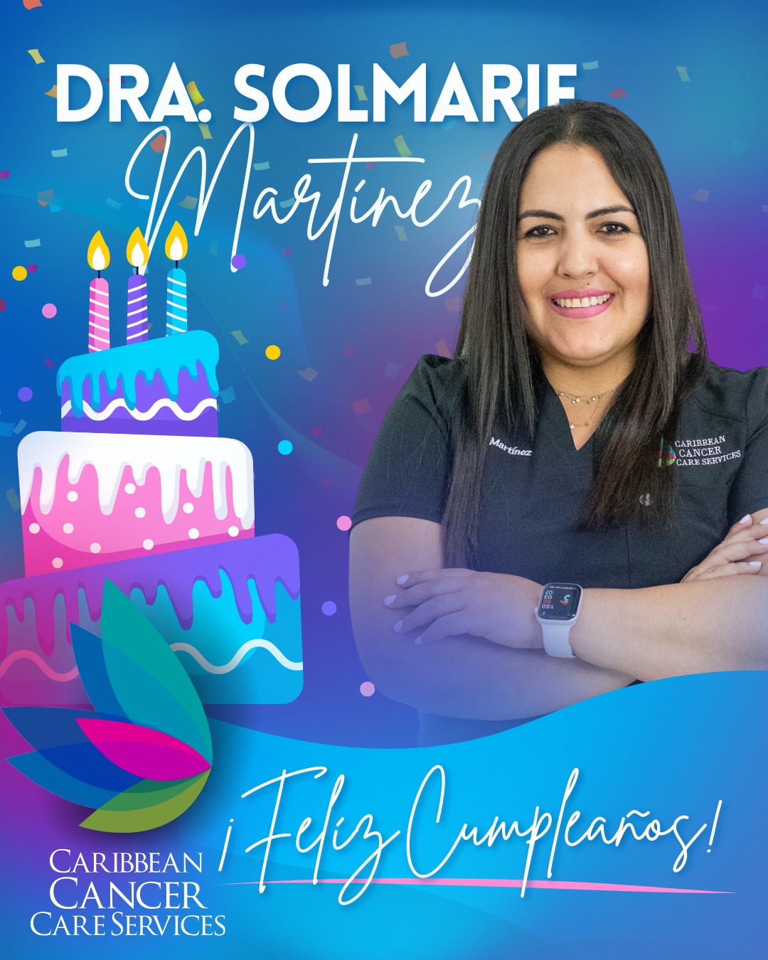 Caribbean - 🎉🎂 ¡𝙁𝙚𝙡𝙞𝙯 𝙘𝙪𝙢𝙥𝙡𝙚𝙖𝙣̃𝙤𝙨, 𝘿𝙧𝙖. 𝙎𝙤𝙡𝙢𝙖𝙧𝙞𝙚 𝙈𝙖𝙧𝙩𝙞́𝙣𝙚𝙯! 🎂🎉 Hoy ...