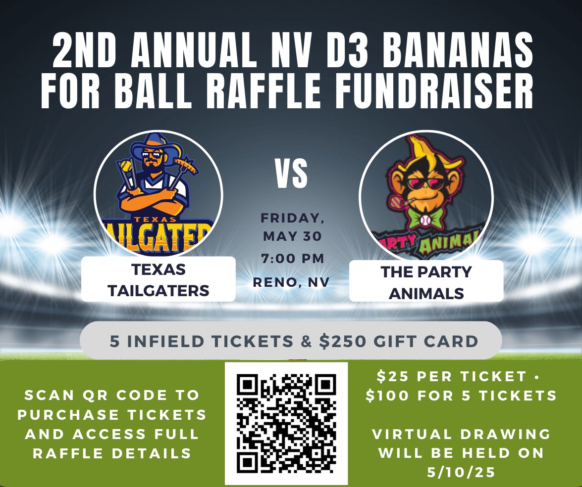 Nevada - ⚾️ This raffle isn’t just fun — it’s about what the sport ...