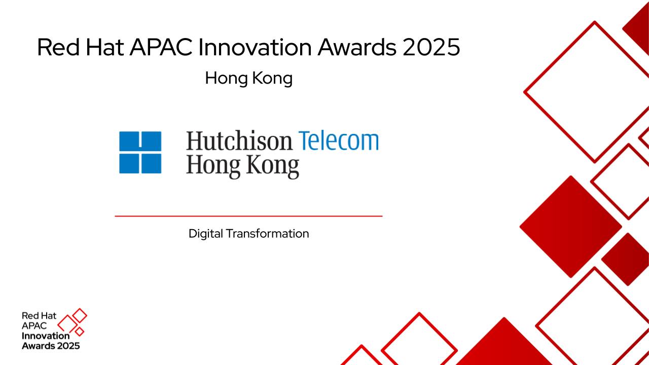 Red Hat - Congratulations to Hutchison Telecom Hong Kong... | Facebook