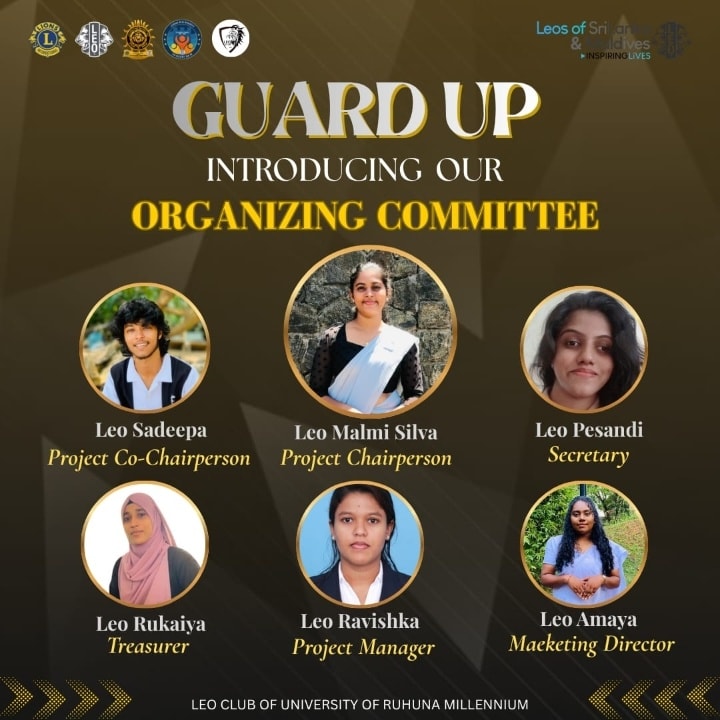 🔥 Meet the Visionaries... - Leo club of University of Ruhuna | Facebook