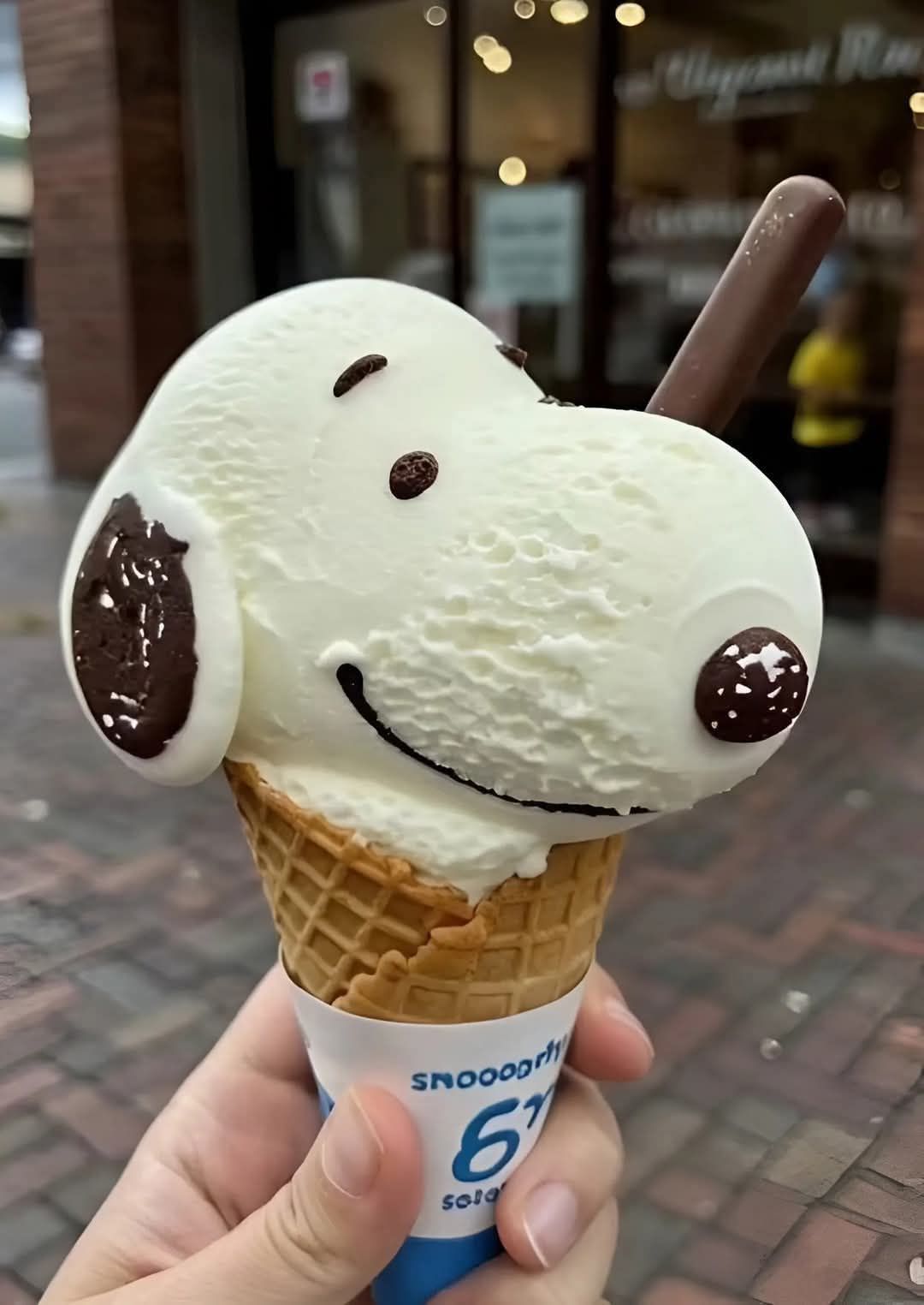 【DEATH NYC】Snoopy＆アイスクリーム Snoopy ice cream! Very creative!