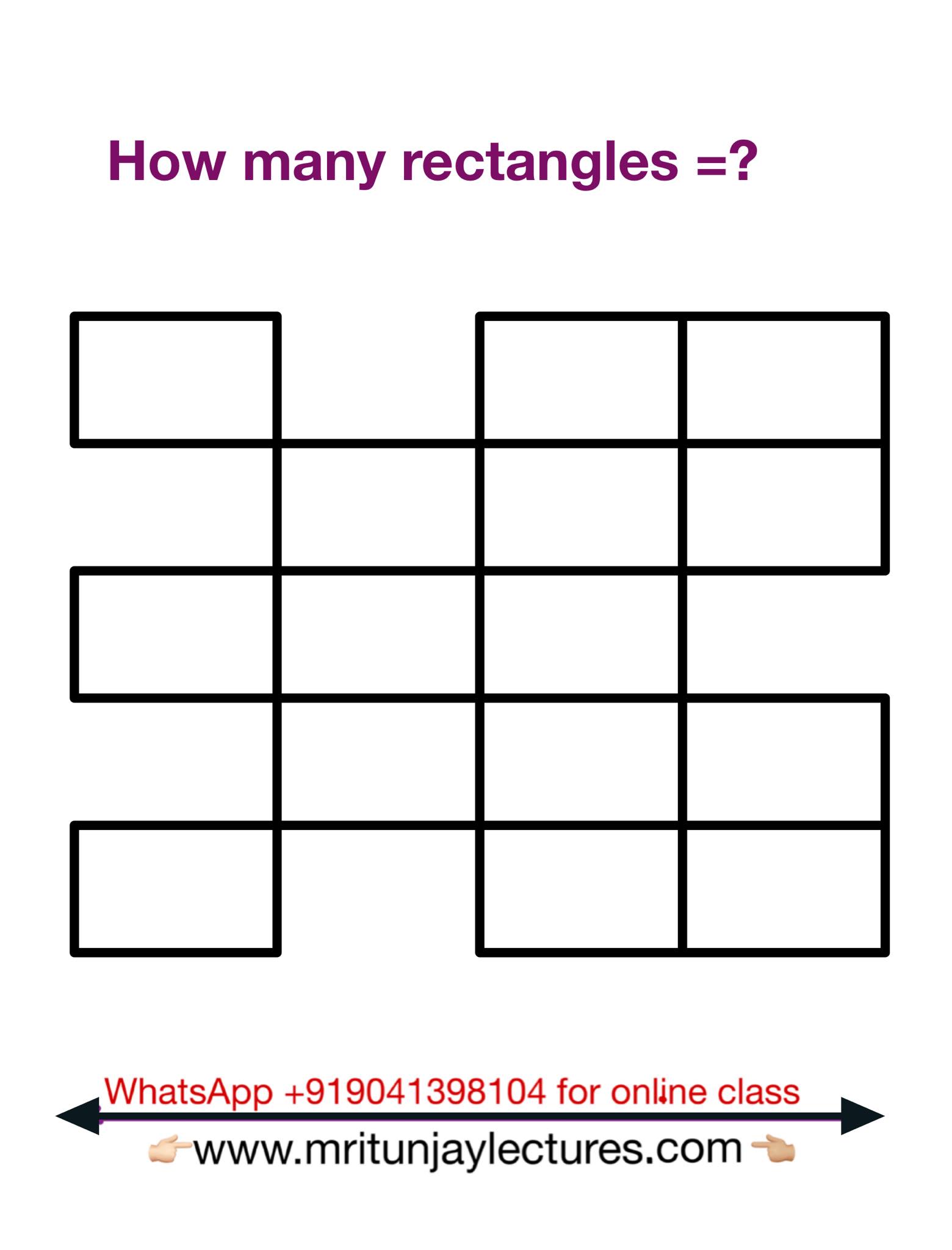 How many rectangles #rectangles - Mritunjay Lectures | Facebook
