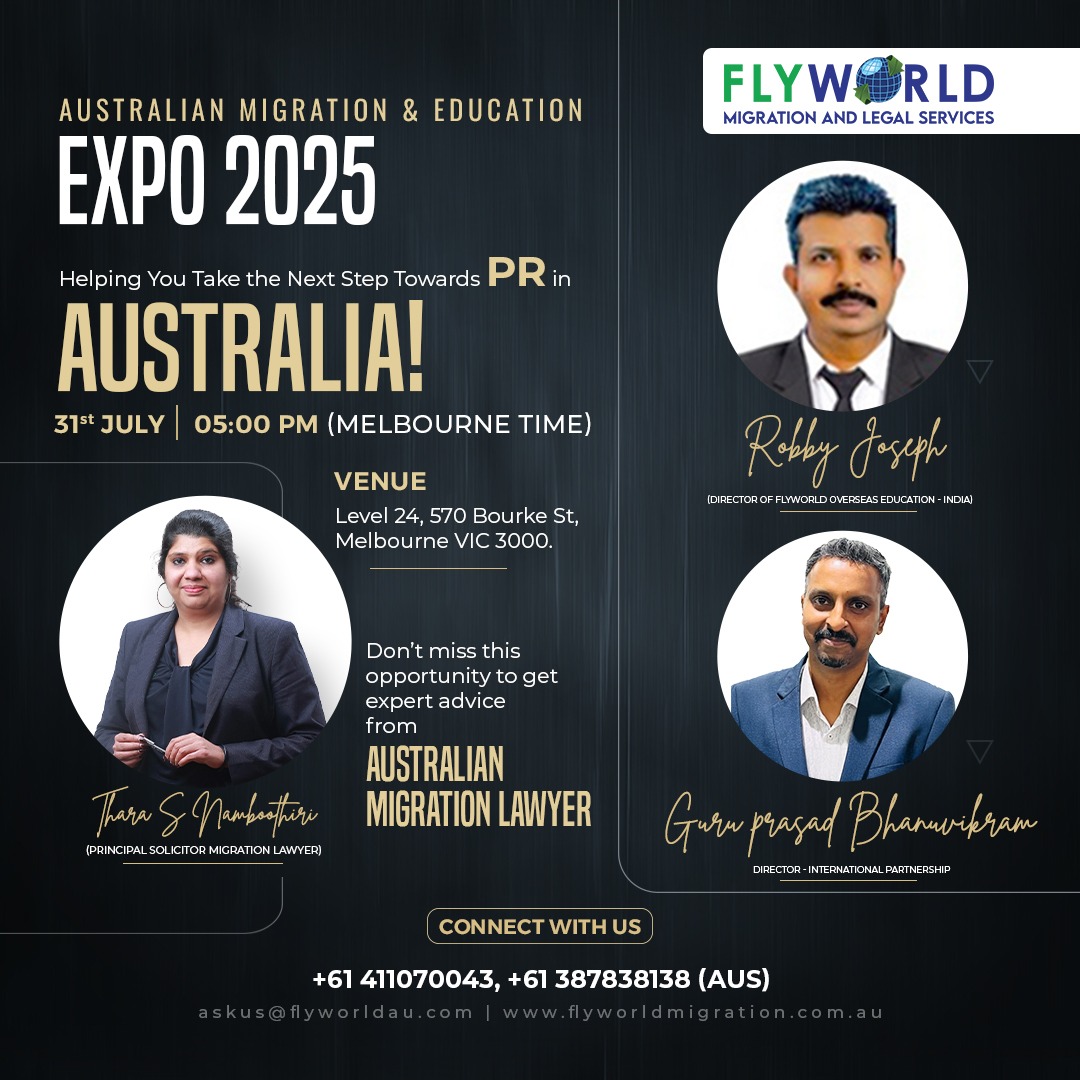 Flyworld - 𝐀𝐮𝐬𝐭𝐫𝐚𝐥𝐢𝐚𝐧 𝐌𝐢𝐠𝐫𝐚𝐭𝐢𝐨𝐧 & 𝐄𝐝𝐮𝐜𝐚𝐭𝐢𝐨𝐧 𝐄𝐱𝐩𝐨 𝟐𝟎𝟐𝟓 Flyworld is ...