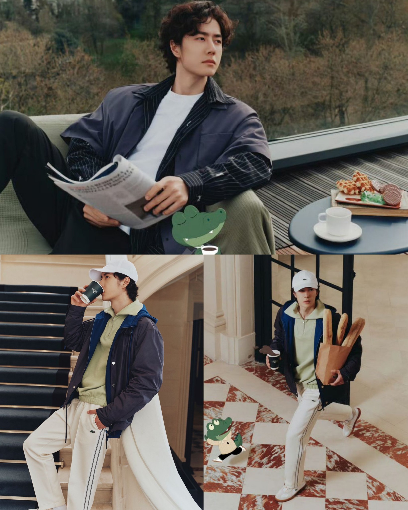 Lacoste Global Brand Ambassador Wang Yibo for Lacoste 2026 Spring