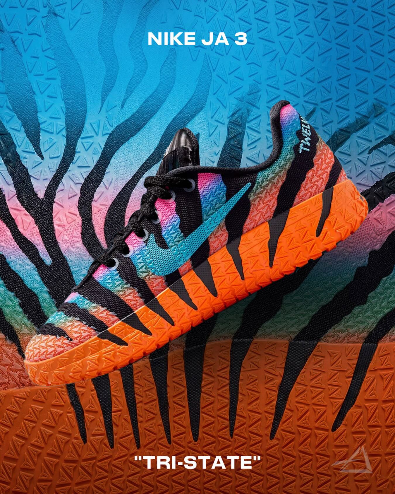 ? NEW DROP: Nike JA-3 “Tri-State” ? Unleash fearless energy on 