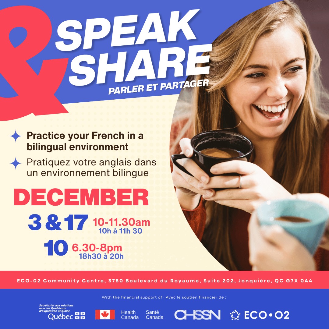 ECO-02 - Tomorrow is our last Speak & Share of the year!... | Facebook