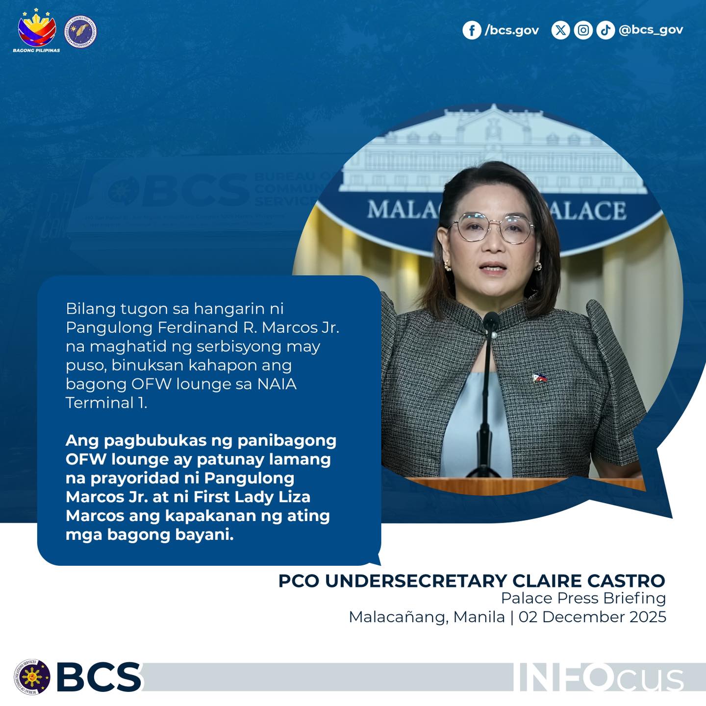 Bureau - Overseas Filipino Workers (OFWs) can now enjoy a smoother ...
