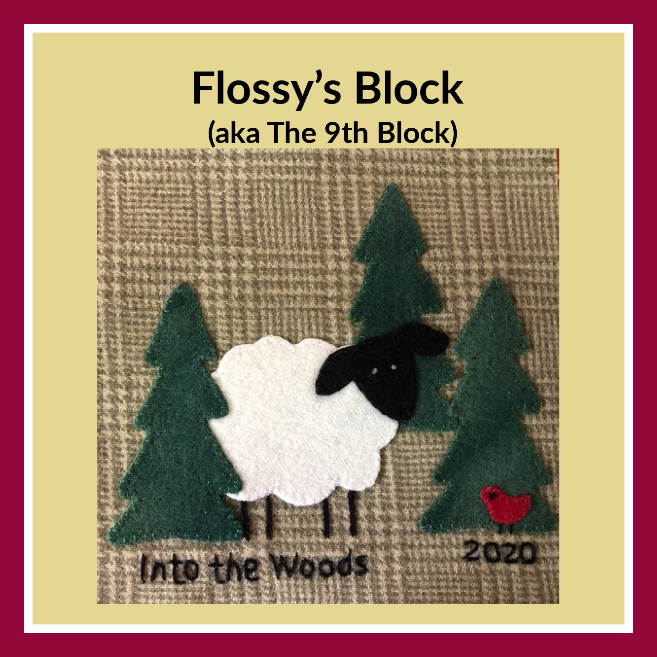 Flossy’s Block (aka The 9th Block)... - Wooly Block Adventure