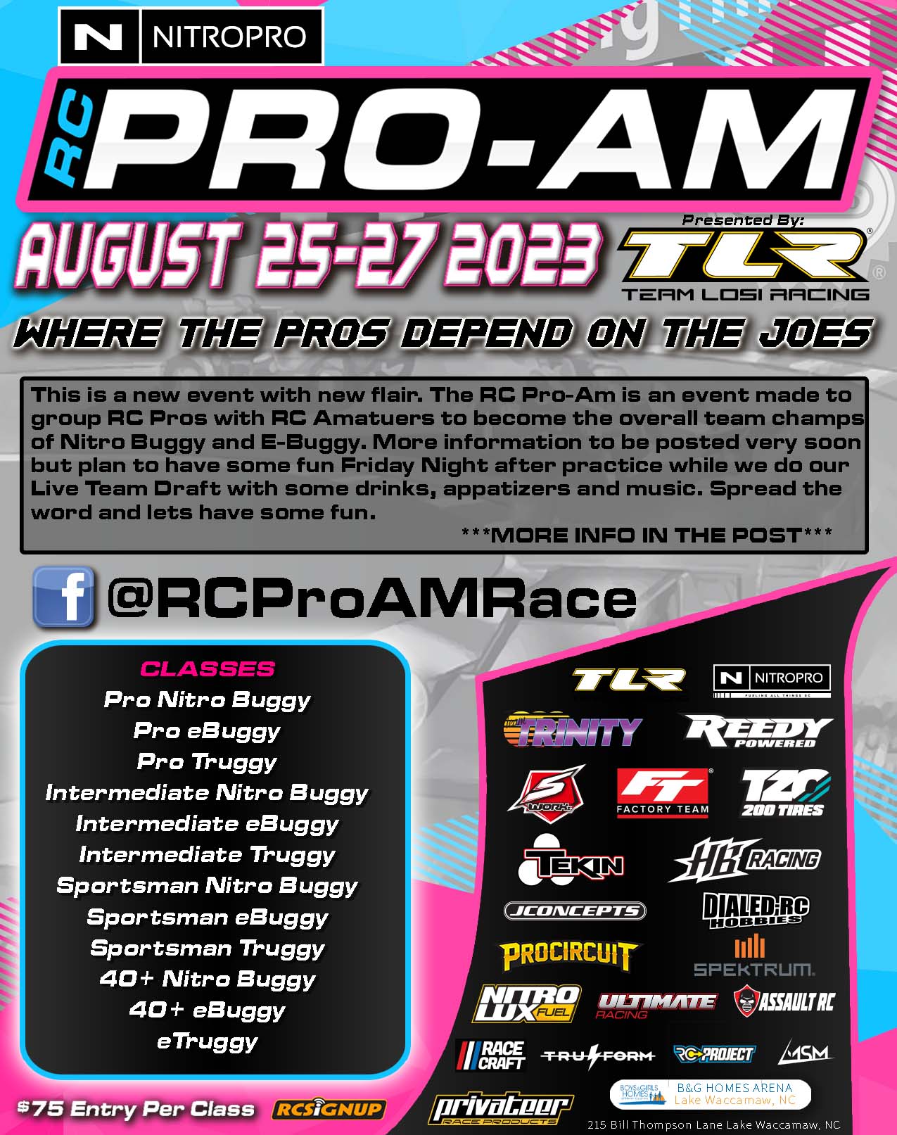 RC Pro-AM - 📢📢📢 NEW EVENT ANNOUNCEMENT! 🔊🔊🔊 Save the date... | Facebook