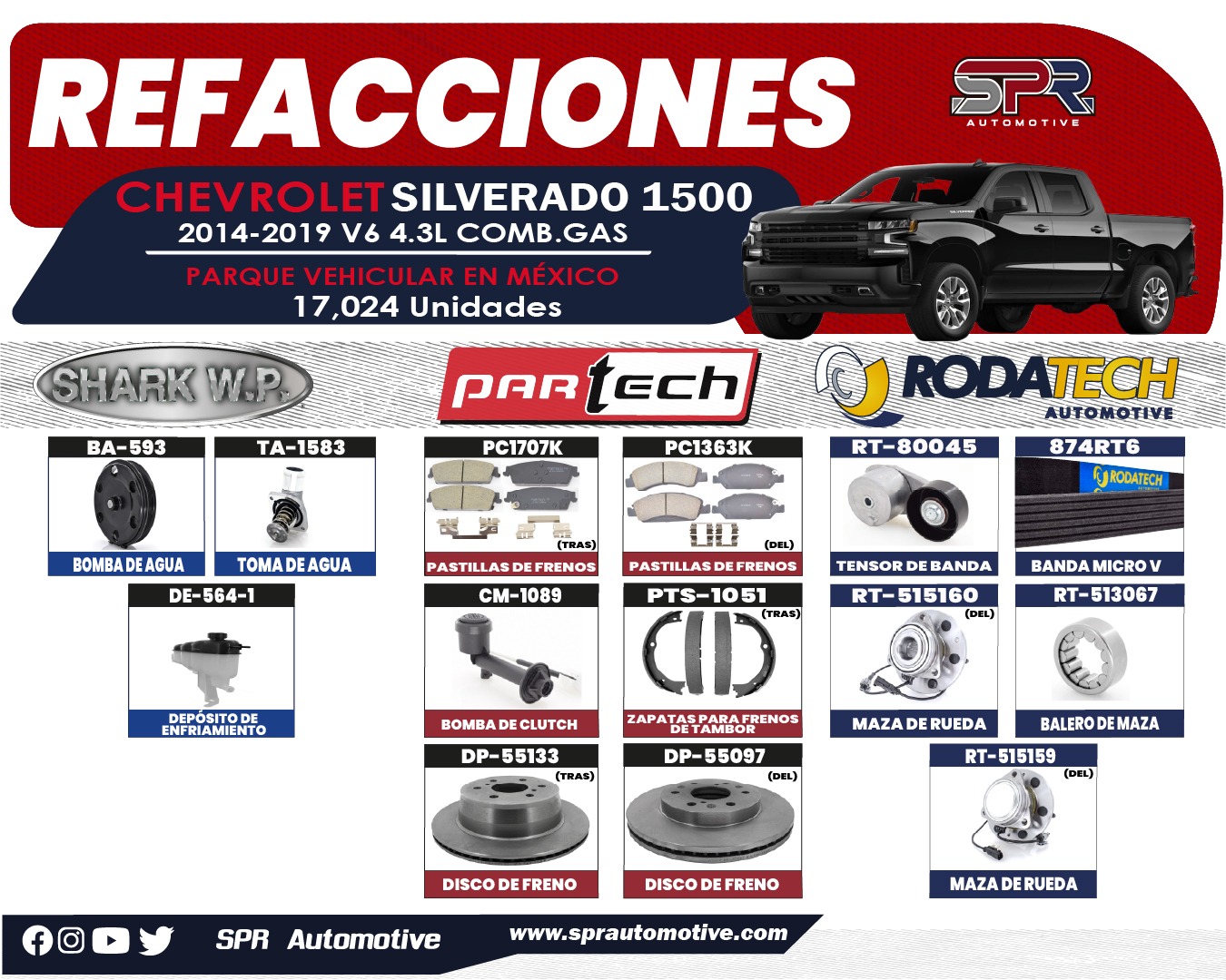 SPR Automotive - #RODATECH 📣NUEVA BANDA ELAST 1102RT4ELAST 📣 RAM ...