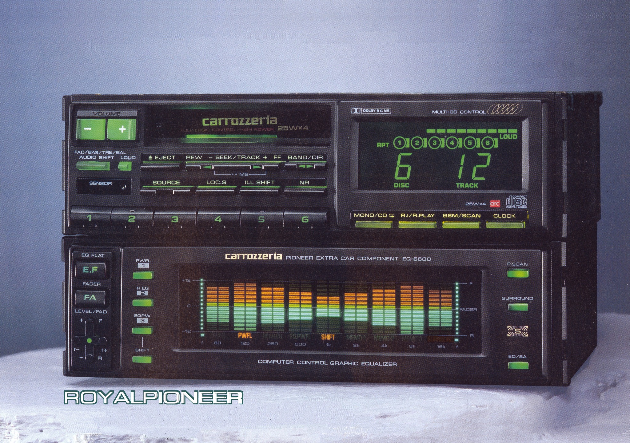 Carrozzeria Pioneer Extra Car Component Serie , KEH-5000, EQ-6600