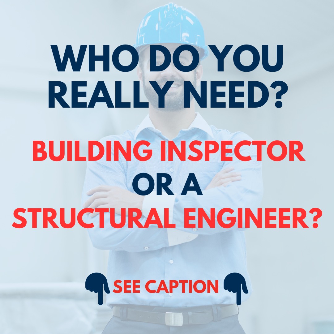 Houspect - A building inspector & a structural engineer serve different ...