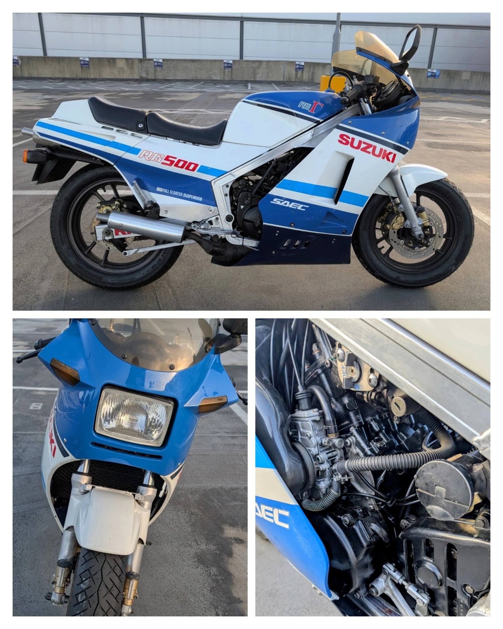 Ad: Modded 1986 Suzuki RG500 in Texaco Heron Racing livery On eBay
