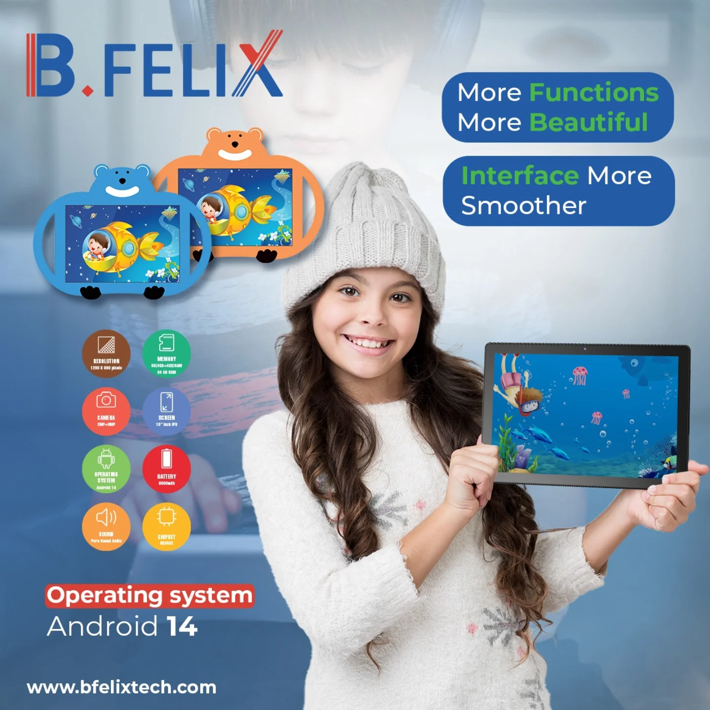 OJS - 🌟 Introducing the Upgraded B.Felix Kids Tablet! 🌟 Now powered by ...